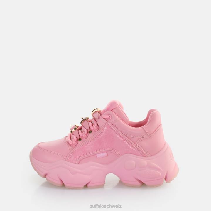 Buffalo binärer Glam-Sneaker vegan 846Z323 Rosa|Turnschuhe