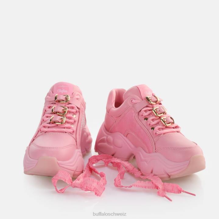 Buffalo binärer Glam-Sneaker vegan 846Z323 Rosa|Turnschuhe