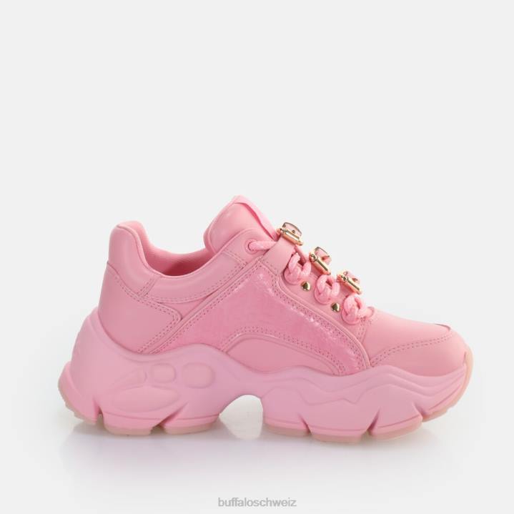 Buffalo binärer Glam-Sneaker vegan 846Z323 Rosa|Turnschuhe