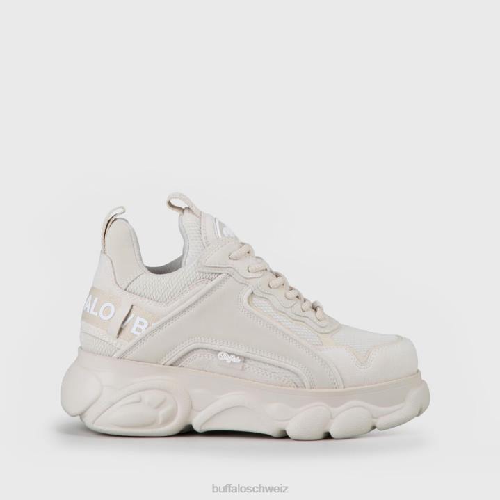 Buffalo cld chai Sneaker imi Nubuk/Mesh 846Z62 Creme|Turnschuhe