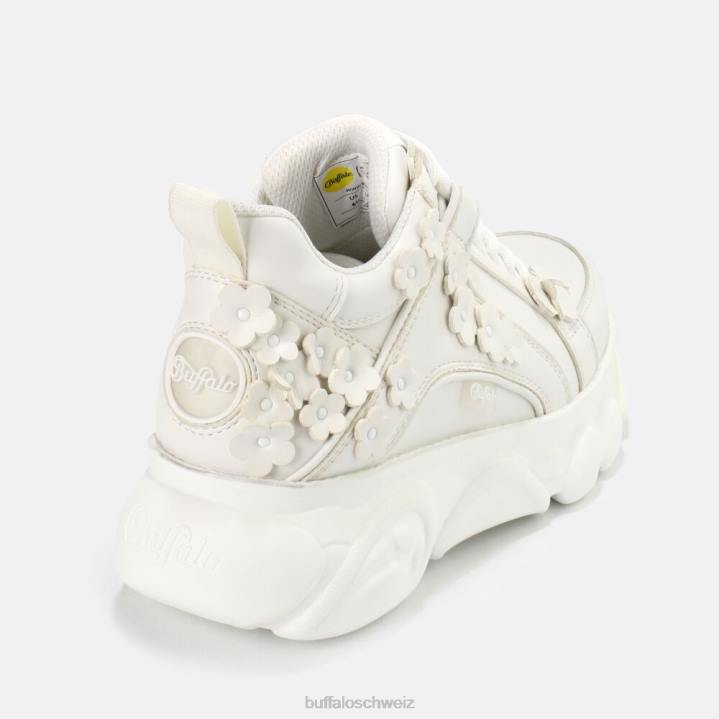 Buffalo cld corin daisies Sneaker vegan 846Z585 Weiss|Turnschuhe