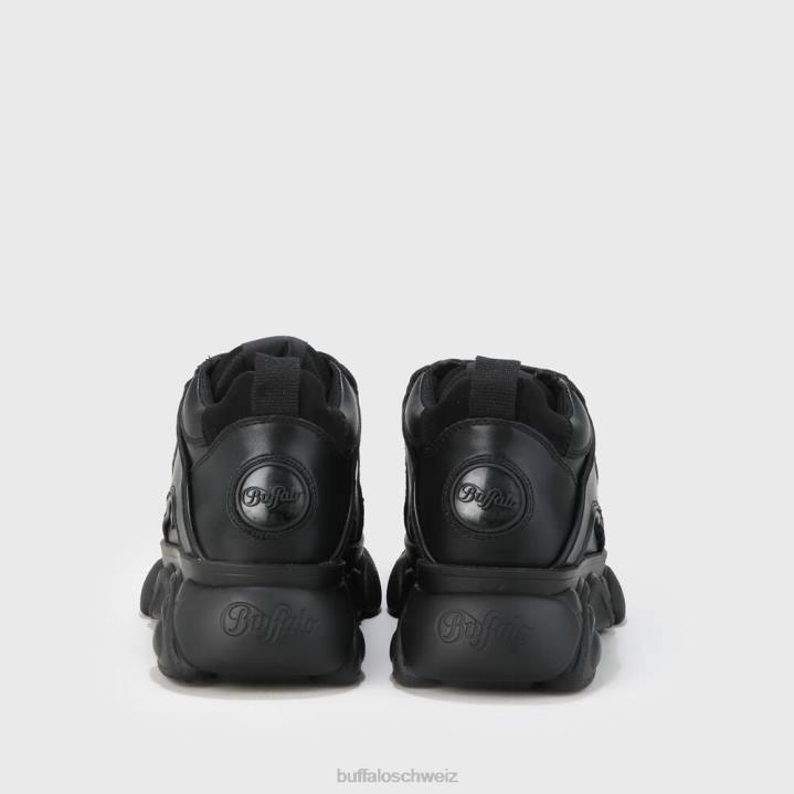 Buffalo cld corin veganes Nappaleder 846Z543 Schwarz|Turnschuhe