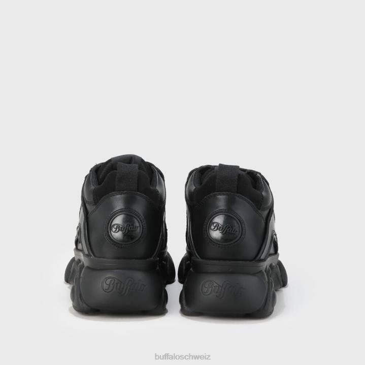 Buffalo cld corin veganes Nappaleder 846Z543 Schwarz|Turnschuhe