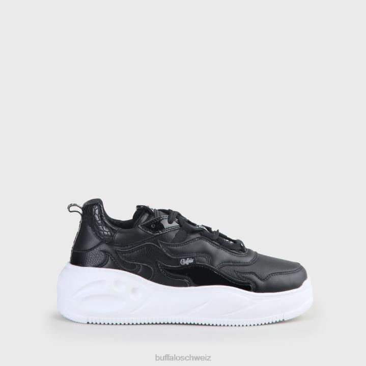 Buffalo flacher XTR-Sneaker 846Z867 Schwarz|Turnschuhe