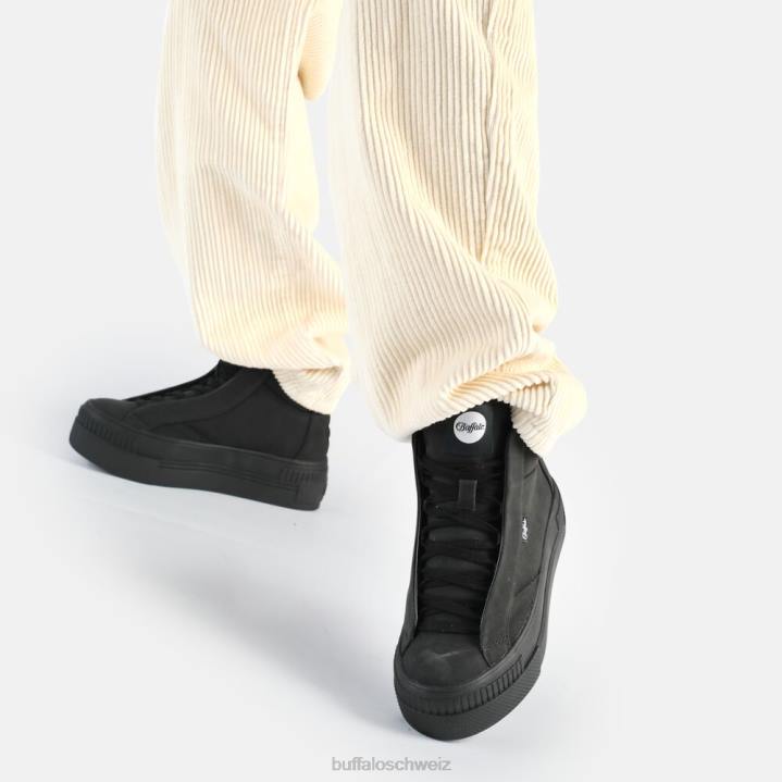 Buffalo gepaart ph warm Sneaker High vegan 846Z650 Schwarz|Turnschuhe