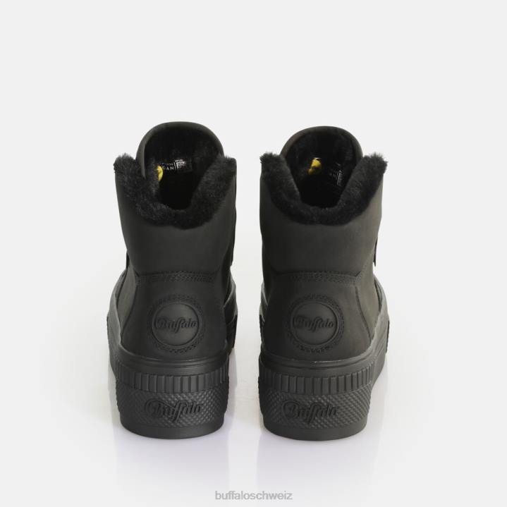 Buffalo gepaart ph warm Sneaker High vegan 846Z650 Schwarz|Turnschuhe