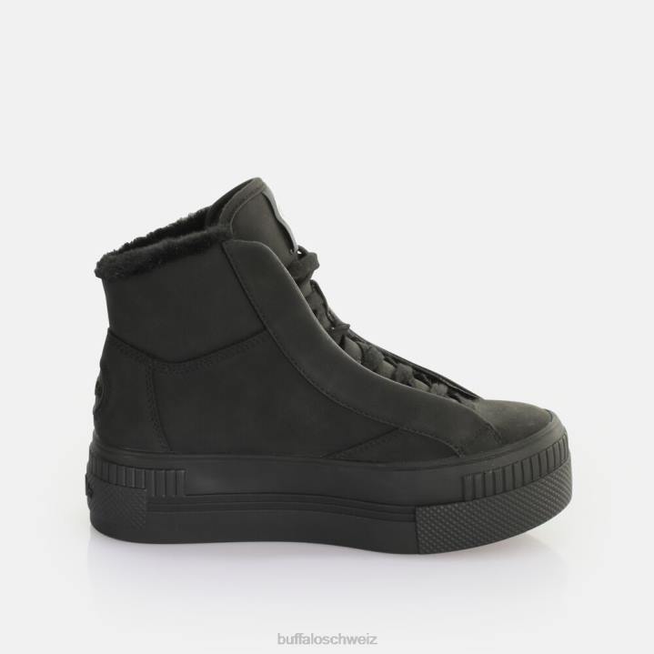 Buffalo gepaart ph warm Sneaker High vegan 846Z650 Schwarz|Turnschuhe
