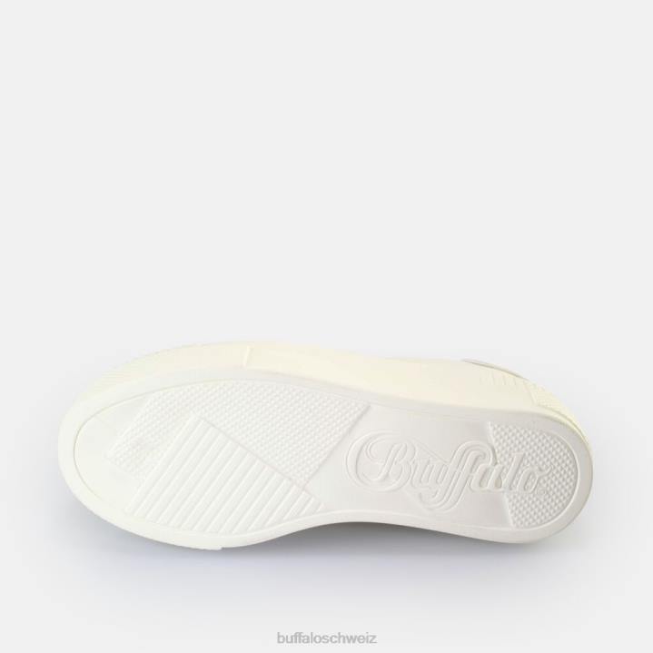 Buffalo gepaarte Candy Sneakers Low Vegan 846Z31 Weiss|Turnschuhe
