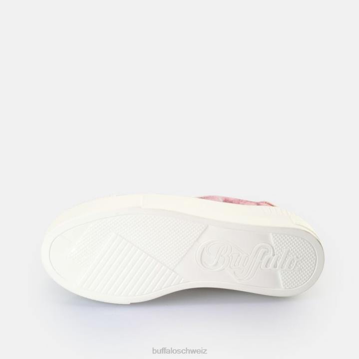 Buffalo gepaarte Sneakers Low Vegan 846Z110 Batik-Lila|Turnschuhe