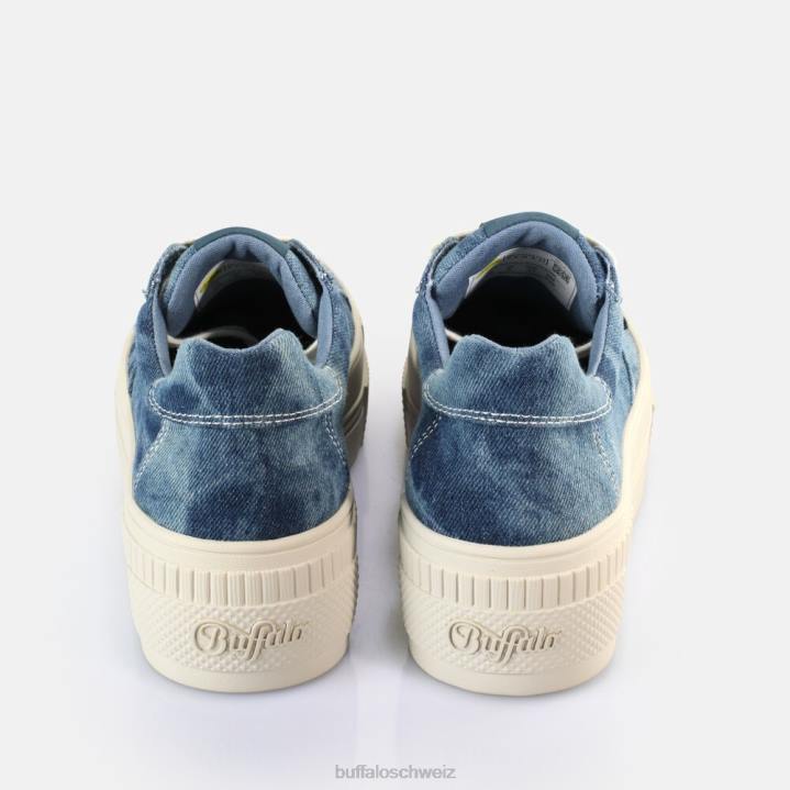 Buffalo gepaarte Sneakers Low Vegan 846Z114 Denim Blue|Turnschuhe