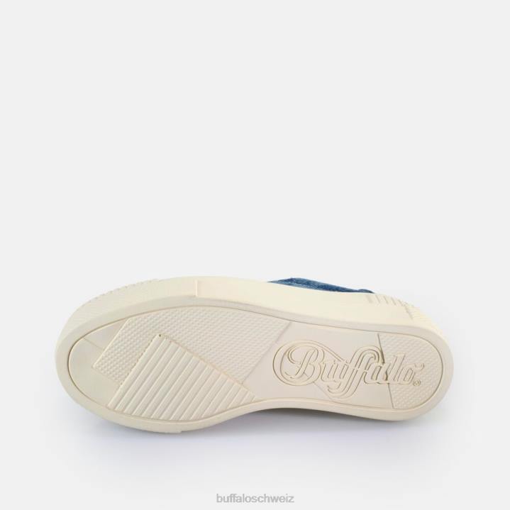 Buffalo gepaarte Sneakers Low Vegan 846Z114 Denim Blue|Turnschuhe