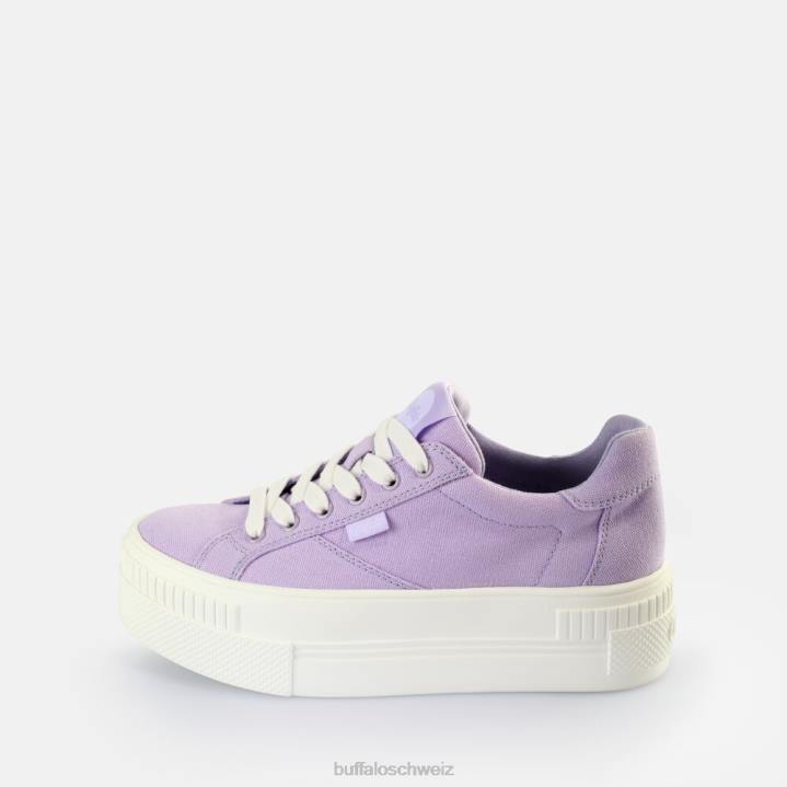 Buffalo gepaarte Sneakers Low Vegan 846Z116 Lavendel|Turnschuhe