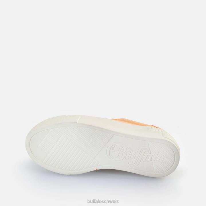 Buffalo gepaarte Sneakers Low Vegan 846Z118 Pfirsich|Turnschuhe