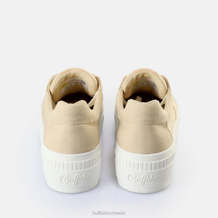 Buffalo gepaarte Sneakers Low Vegan 846Z381 Beige|Turnschuhe