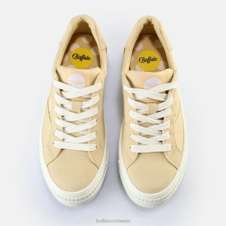 Buffalo gepaarte Sneakers Low Vegan 846Z381 Beige|Turnschuhe