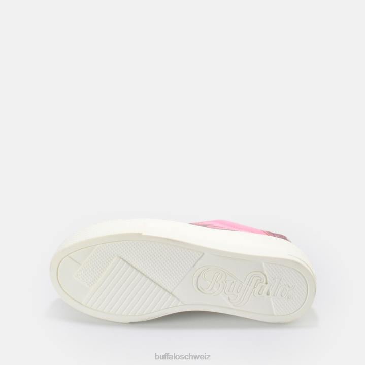 Buffalo gepaarter Flame Sneaker vegan 846Z845 Rosa|Turnschuhe