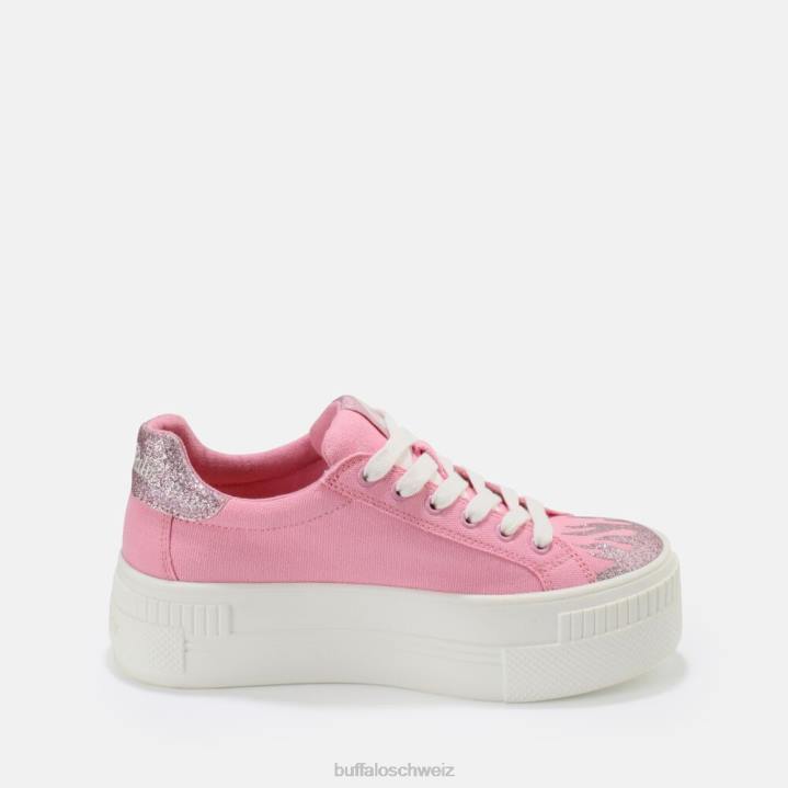 Buffalo gepaarter Flame Sneaker vegan 846Z845 Rosa|Turnschuhe