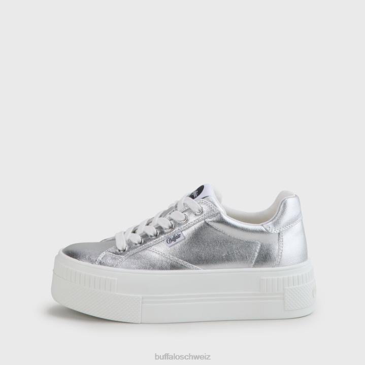 Buffalo gepaarter Sneaker vegan 846Z112 Silber|Turnschuhe