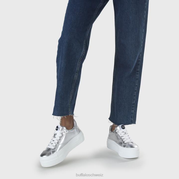 Buffalo gepaarter Sneaker vegan 846Z112 Silber|Turnschuhe