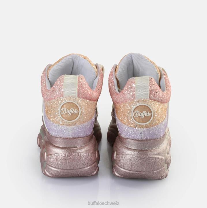 Buffalo klassische Sneakers niedrig 846Z366 Pastell-Multi|Turnschuhe