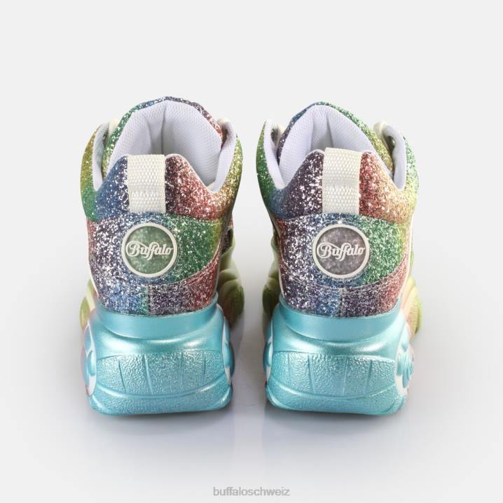 Buffalo klassische Sneakers niedrig 846Z562 Regenbogen|Turnschuhe