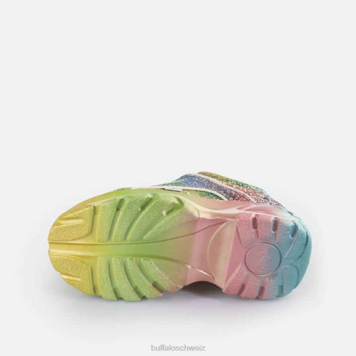 Buffalo klassische Sneakers niedrig 846Z562 Regenbogen|Turnschuhe