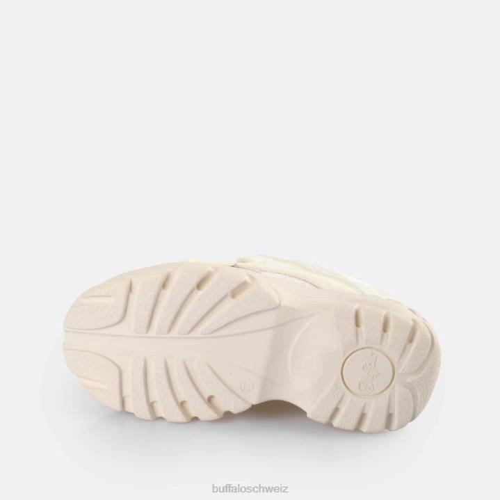 Buffalo klassische Sneakers niedrig 846Z598 weißer Spitze|Turnschuhe