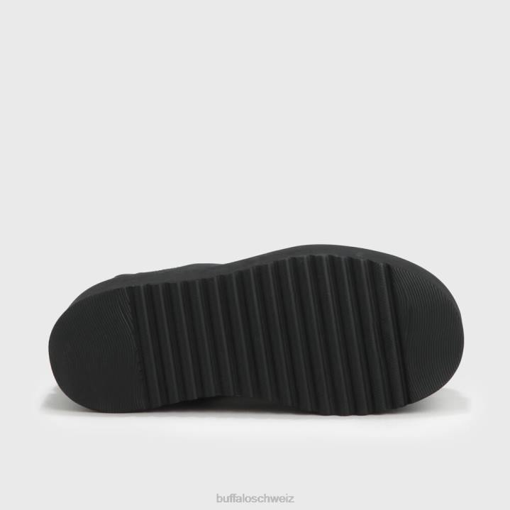 Buffalo klassische Turmausschnitte 846Z895 Schwarz|Turnschuhe