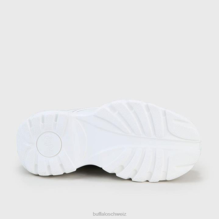 Buffalo klassischer Sneaker Low aus Leder 846Z586 Weiss|Turnschuhe