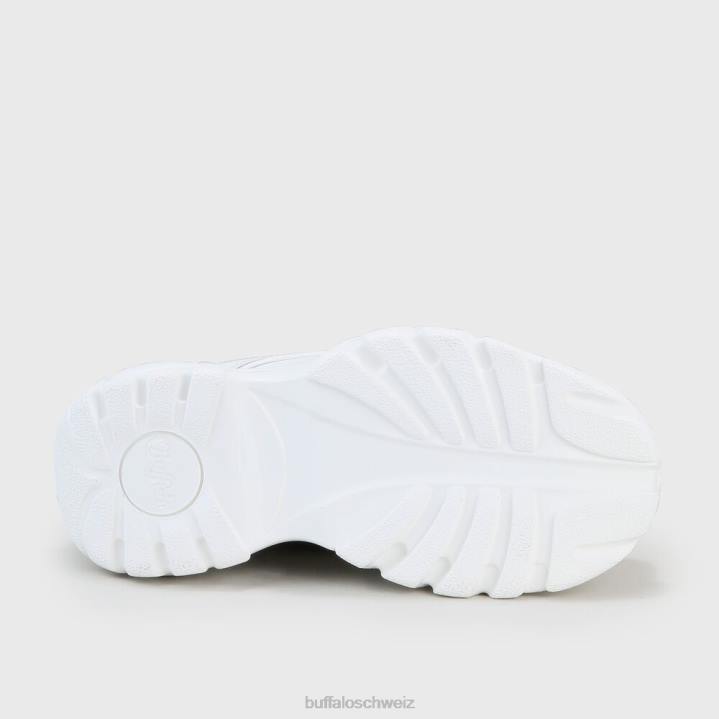 Buffalo klassischer Sneaker Low aus Leder 846Z687 Weiss|Turnschuhe