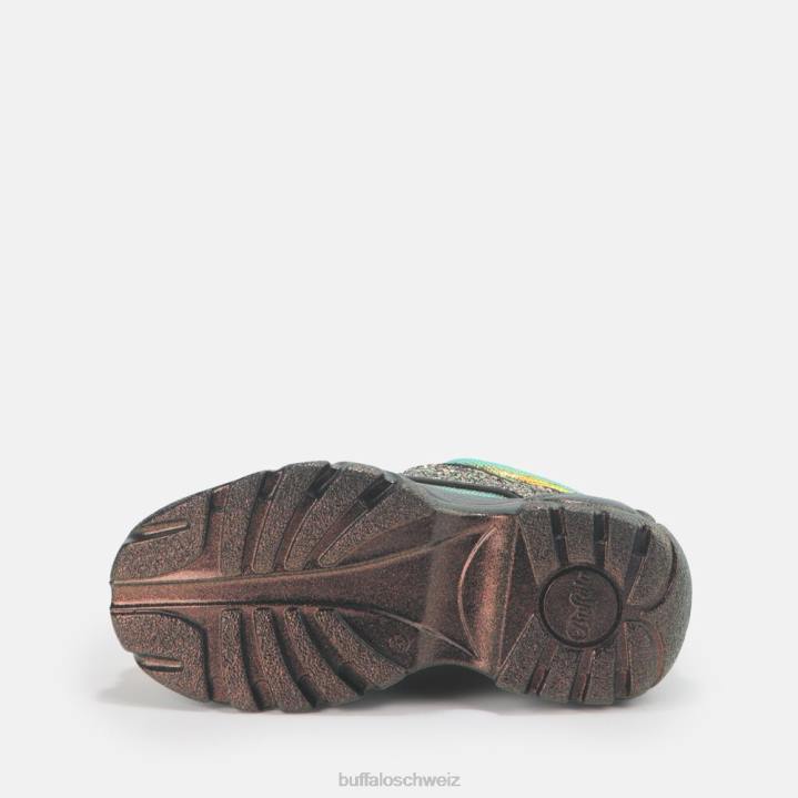 Buffalo klassischer Sneaker Low aus Leder 846Z888 Gold|Turnschuhe