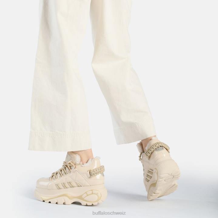 Buffalo klassischer Sneaker Low vegan 846Z701 Creme|Turnschuhe