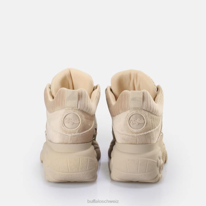 Buffalo klassischer Sneaker Low vegan 846Z816 Beige|Turnschuhe