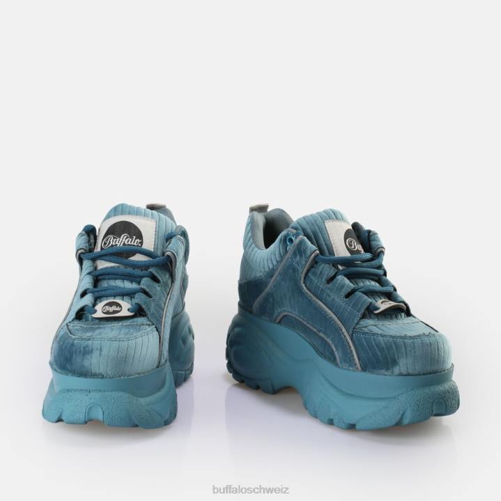 Buffalo klassischer Sneaker Low vegan 846Z882 Benzin|Turnschuhe