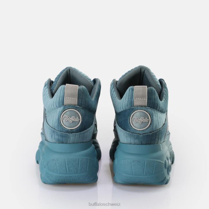 Buffalo klassischer Sneaker Low vegan 846Z882 Benzin|Turnschuhe