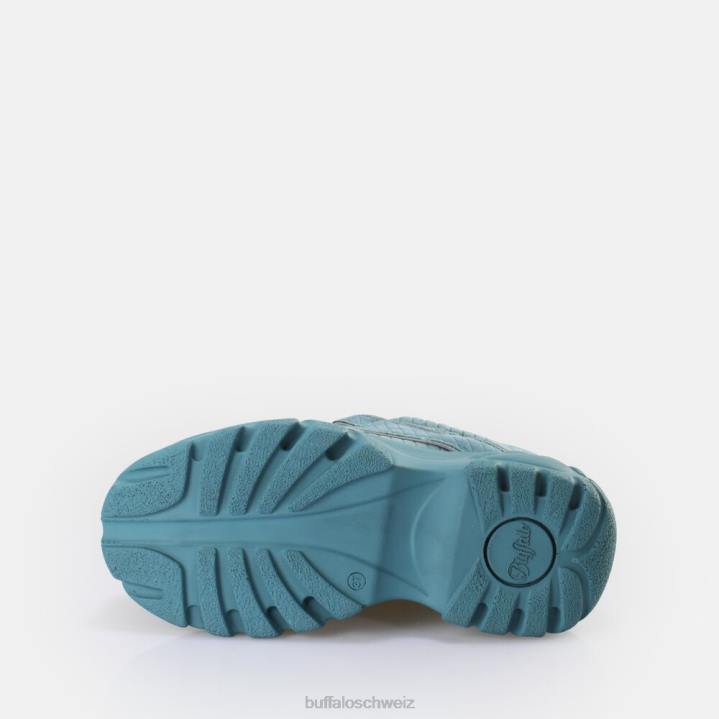 Buffalo klassischer Sneaker Low vegan 846Z882 Benzin|Turnschuhe