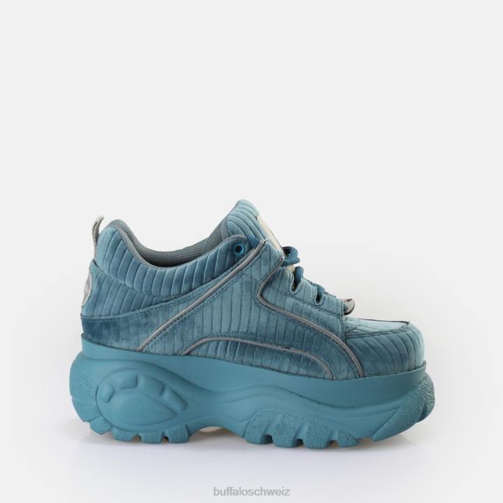 Buffalo klassischer Sneaker Low vegan 846Z882 Benzin|Turnschuhe