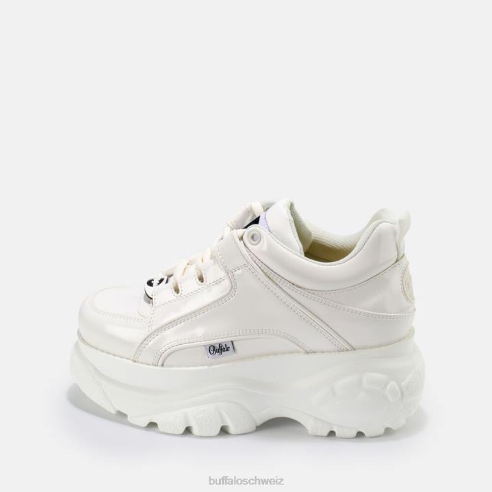 Buffalo klassischer Sneaker Low vegan 846Z883 nicht-gerade weiss|Turnschuhe
