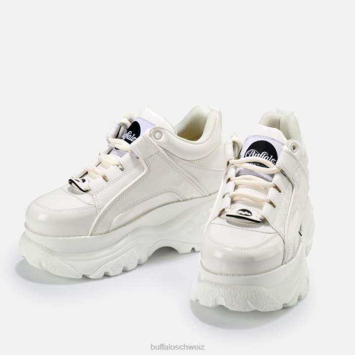 Buffalo klassischer Sneaker Low vegan 846Z883 nicht-gerade weiss|Turnschuhe