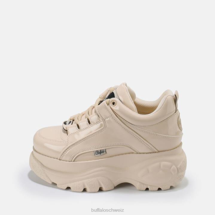 Buffalo klassischer Sneaker Low vegan 846Z884 Creme|Turnschuhe