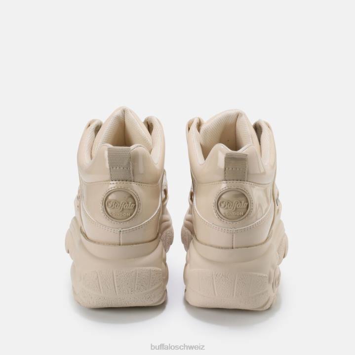 Buffalo klassischer Sneaker Low vegan 846Z884 Creme|Turnschuhe