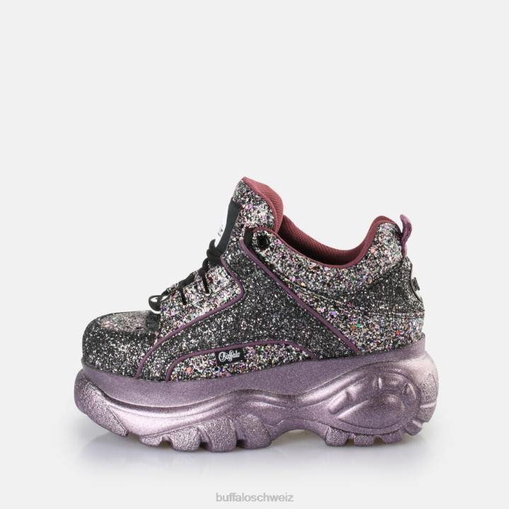 Buffalo klassischer Sneaker Low vegan 846Z887 Schwarz|Turnschuhe