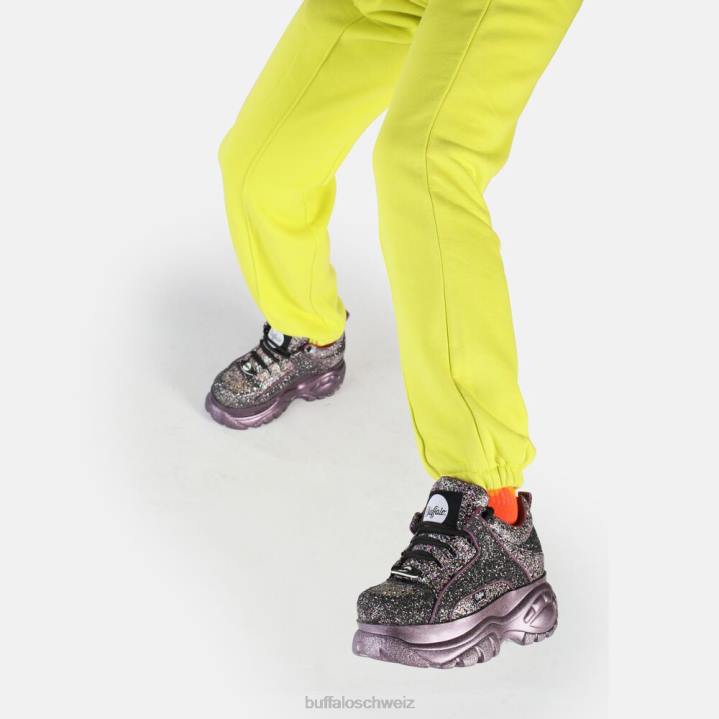 Buffalo klassischer Sneaker Low vegan 846Z887 Schwarz|Turnschuhe