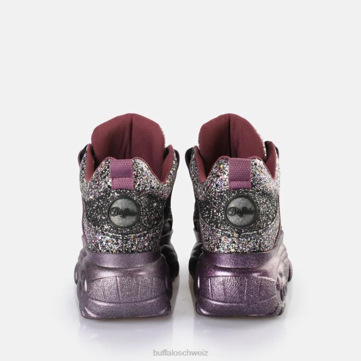 Buffalo klassischer Sneaker Low vegan 846Z887 Schwarz|Turnschuhe