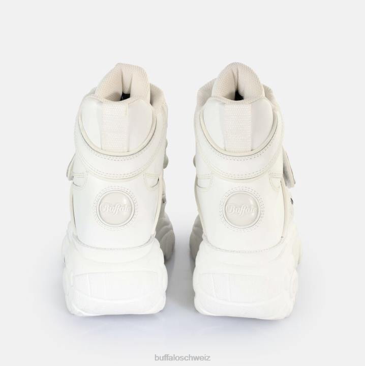 Buffalo klassischer Sneaker aus Lackleder 846Z787 Weiss|Turnschuhe