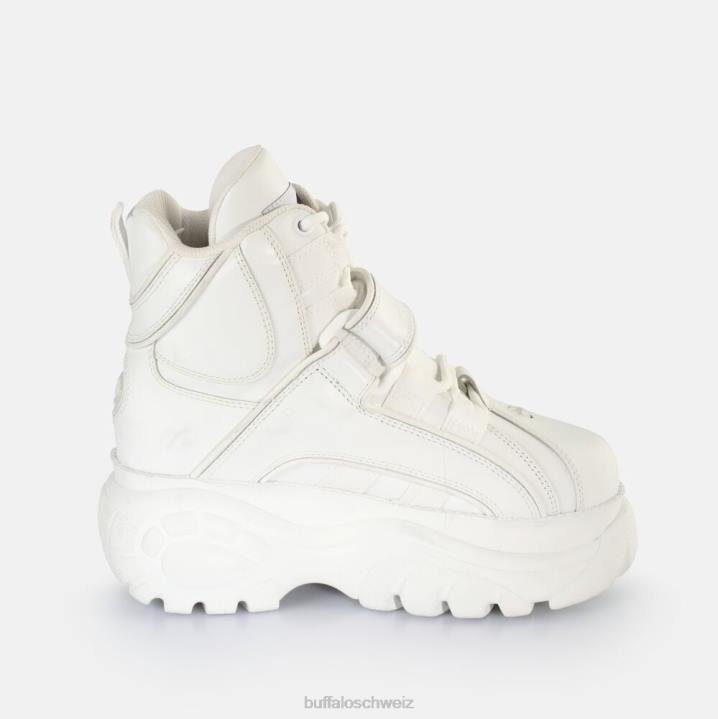 Buffalo klassischer Sneaker aus Lackleder 846Z787 Weiss|Turnschuhe