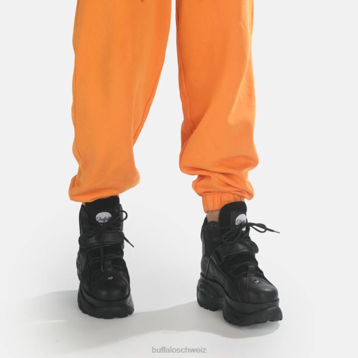 Buffalo klassischer Sneaker aus Leder 846Z382 Schwarz|Turnschuhe