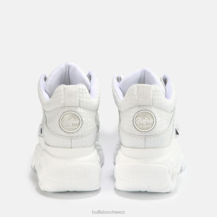 Buffalo klassischer Sneaker aus Leder 846Z743 Weiss|Turnschuhe
