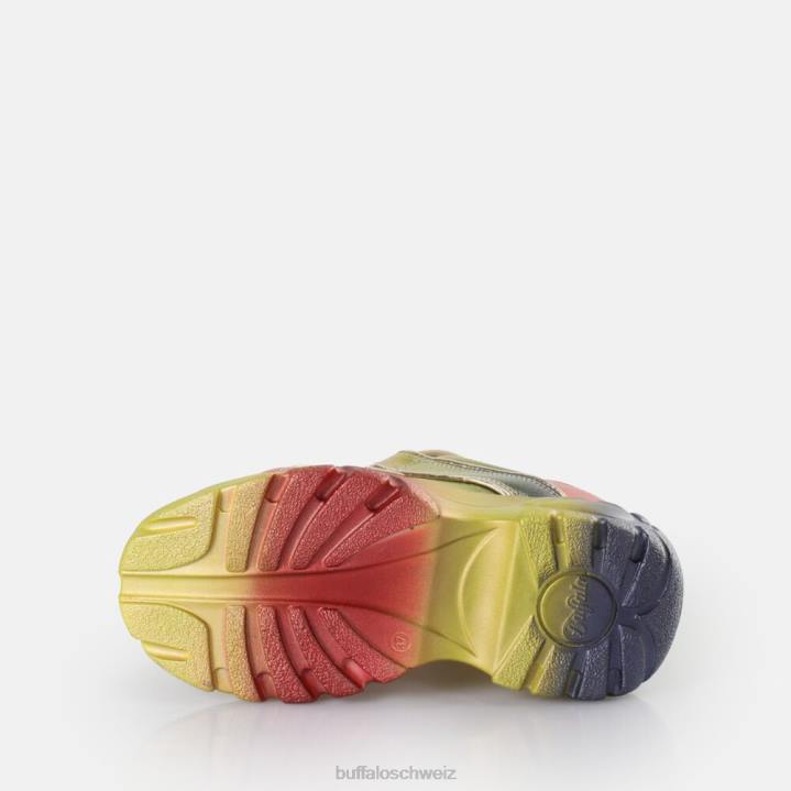 Buffalo klassischer niedriger Sneaker 846Z606 Multimetallisch|Turnschuhe