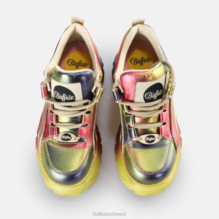 Buffalo klassischer niedriger Sneaker 846Z606 Multimetallisch|Turnschuhe